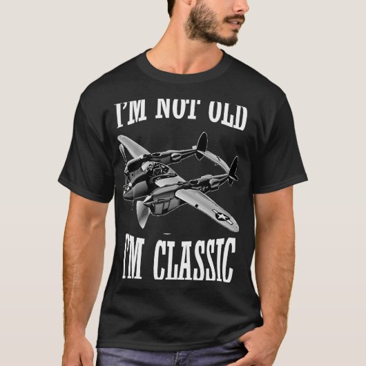 T-shirt P 38 Eclair parfait pour les avions volants (Devant)