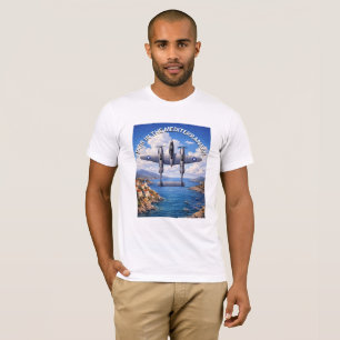 T-shirt P-38 Lightning dans le théâtre méditerranéen