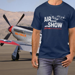 T-shirt P-40 Avion Vintage 2ÈME GUERRE MONDIALE militaires