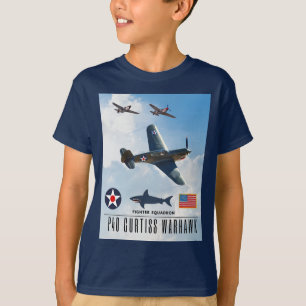 T-SHIRT P-40 CURTISS WARHAWK SQUADRON