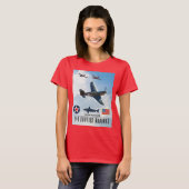 T-SHIRT P-40 CURTISS WARHAWK SQUADRON (Devant entier)