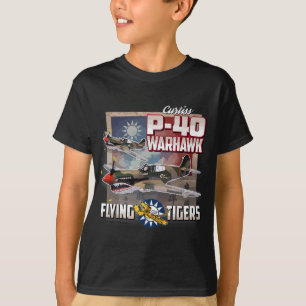 T-shirt P-40 Tigres volants Warhawk
