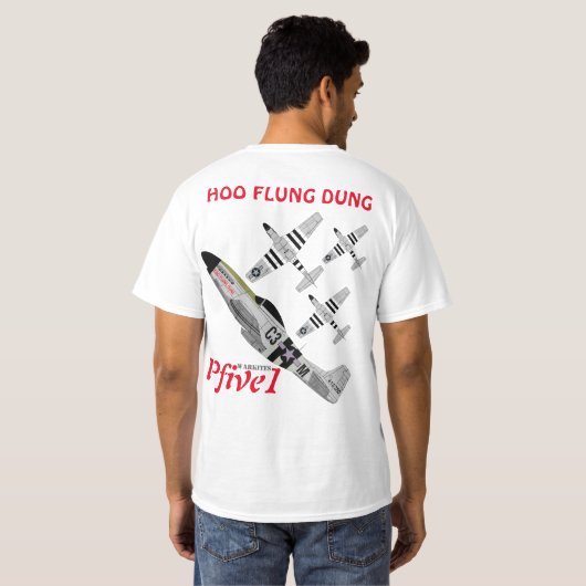 T-SHIRT P-51 HOO A JETÉ DUNG (Dos entier)