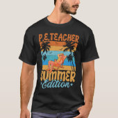 T-shirt P E Enseignant Édition Été École Physique Éducatio (Devant)