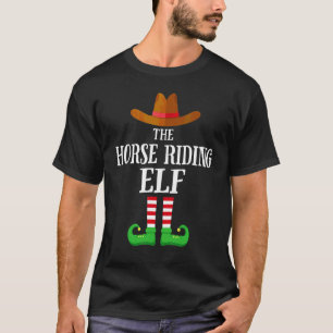 T-shirt P Elfe à Cheval Groupe de Famille Correspondant No