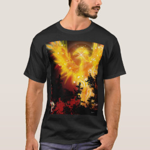 T-shirt P est pour la conception de Phoenix