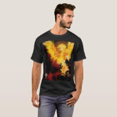 T-shirt P est pour la conception de Phoenix (Devant entier)