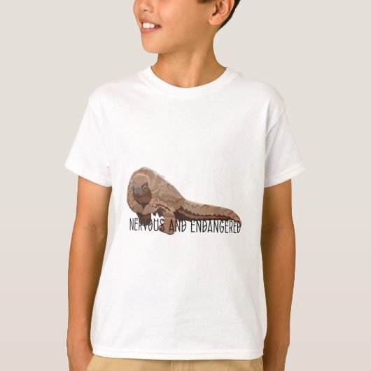 T-shirt P est pour Pangolin (Devant)