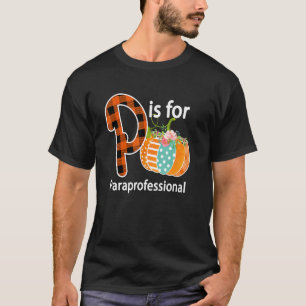 T-shirt P Est Pour Paraprofessionnel Automne En Tenue Pour