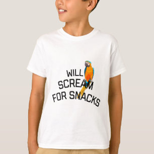 T-shirt P est pour Parrot