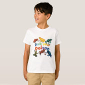 T-shirt P est pour Poison Dart Frog (Devant entier)
