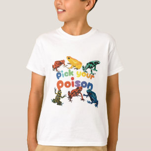 T-shirt P est pour Poison Dart Frog