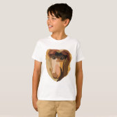 T-shirt P est pour Proboscis Monkey (Devant entier)
