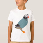 T-shirt P est pour Puffin (Devant)