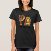 T-shirt P Is For Paraprofessional Leopard Pumpkin Fall Tha (Devant)