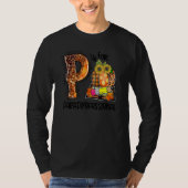 T-shirt P Is For Paraprofessional Leopard Pumpkin Fall Tha (Devant)