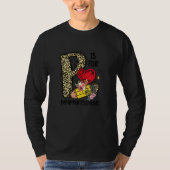 T-shirt P Is For Paraprofessional Teacher Leopard Print Pa (Devant)