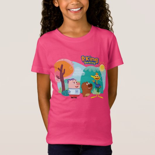 T-Shirt P. Le Roi Duckling - pièce en t graphique à trois (Devant)