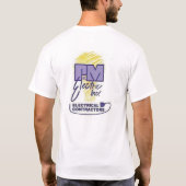 T-shirt P&M électrique (Dos)
