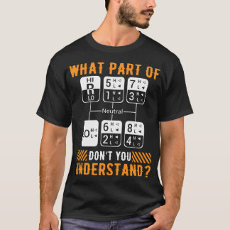 T-shirt P Ne comprenez pas Trucker Papa S