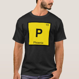 T-shirt P - Phoenix Chimie Grecque Symbole du Tableau Péri