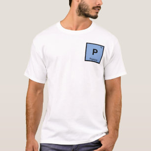 T-shirt P - Poséidon Symbole de Chimie Tableau Périodique 