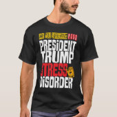 T-shirt P.T.S.D. Trump (noir) (Devant)