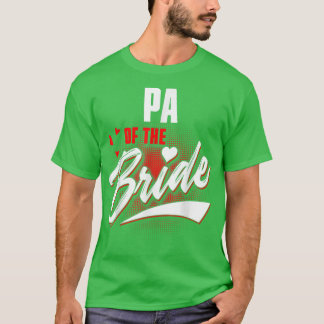 T-shirt Pa De Mariée Fête De Mariage Correspondant Fête De