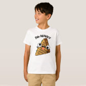 T-shirt Pa-ninny Funny Panini Pun dispose d'une panini mig (Devant entier)