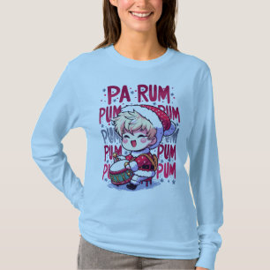 T-shirt Pa Rhum Pum Pum Pum Petit Batteur Garçon Drôle Noë
