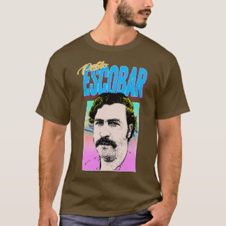 T-shirt Pablo Escobar 90s Style Retro Graphisme