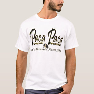 T-shirt Paca Paca Cheval Péruvien Chose
