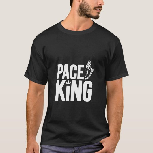T-shirt Pace King - Marathon (Devant)