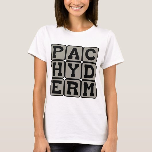 T-shirt Pachyderme, Éléphant (Devant)