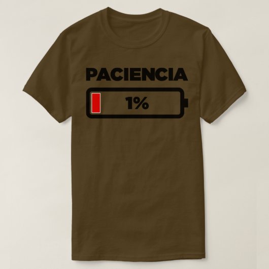 T-shirt Paciencia (Design devant)