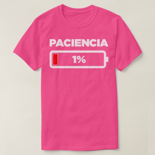 T-shirt Paciencia 1 (Design devant)