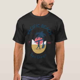 T-shirt Pacific Beach San Diego Californie Surf