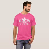 T-shirt Pacific Northwest Pnw - Randonnée d'aventure extér (Devant entier)