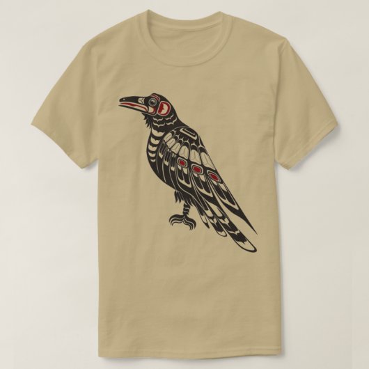 T-shirt Pacific Northwest Raven - États-Unis salisse pour (Design devant)
