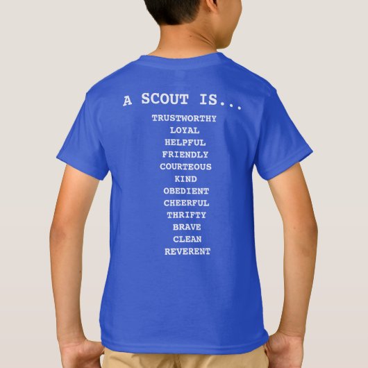 T-shirt Pack 363 Scoutisme Droit Tee (Dos)