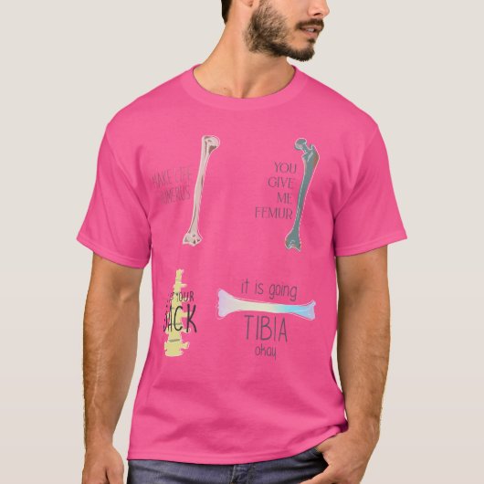 T-shirt Pack de jeux de mots sur l'anatomie (Devant)
