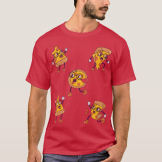 T-shirt Pack de pizza Nourriture drôle en famille