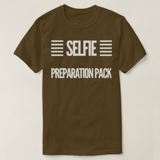 T-shirt Pack de préparation Selfie (Design devant)