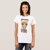T-shirt Pack Mes Sacs Funny Alpaca Llama (Devant entier)