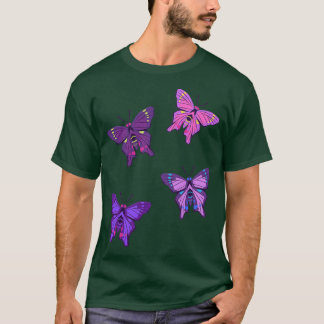 T-shirt Pack Papillon pourpre
