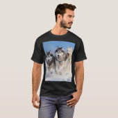 T-shirt Pack Sibérien Husky (Devant entier)