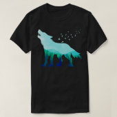 T-shirt Pack Wolf de la faune forestière Howl Wolf (Design devant)