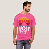 T-shirt Pack Wolf Pack Famille de Wolf (Devant entier)