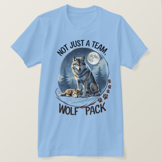 T-shirt Pack Wolf - United by Nature (Design devant)