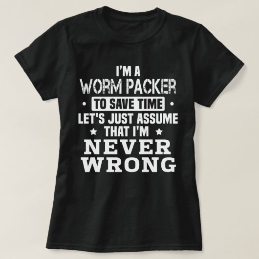 T-shirt Packer Worm (Design devant)